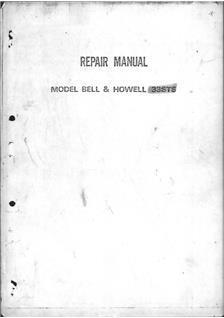 Bell and Howell 33STS manual